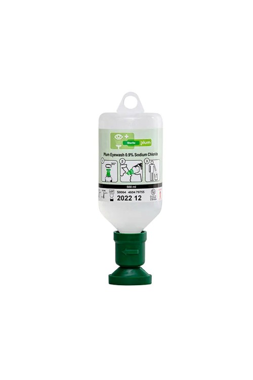 Frasco para lavagem ocular de solução salina R130